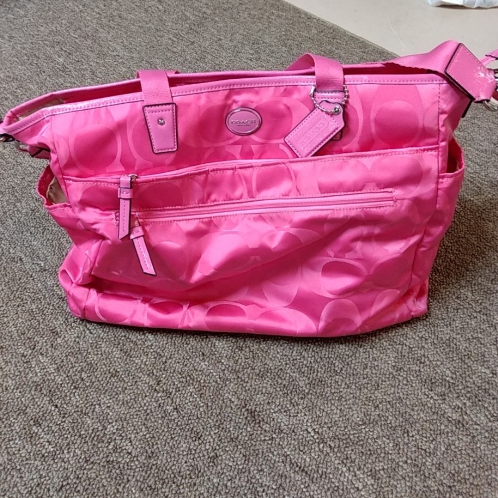 Coach diaper bag, or purse